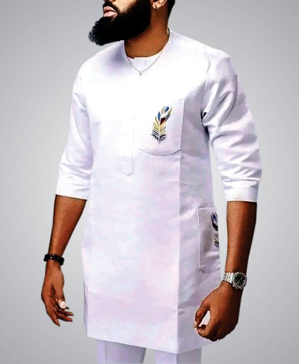 Men Fashion Caftan | White