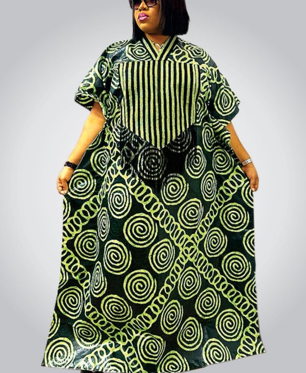 Women Bubu Gown |  Adire