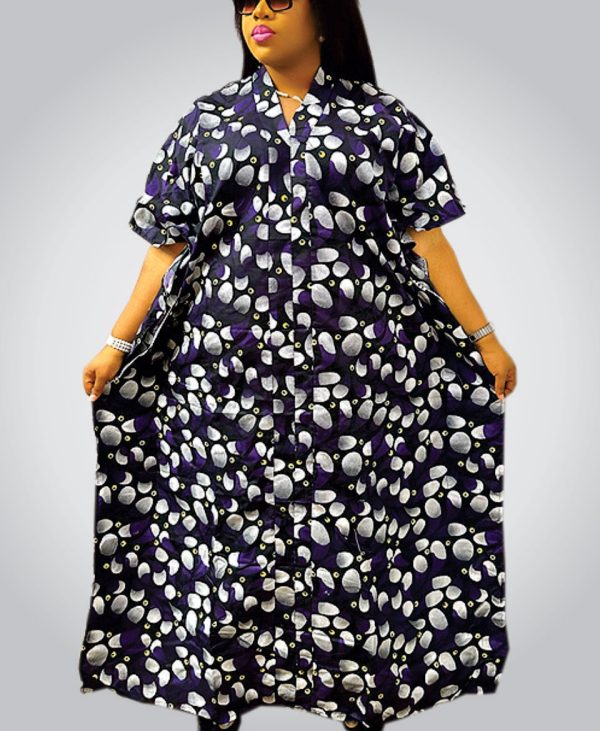Women Bubu Gown |  Black