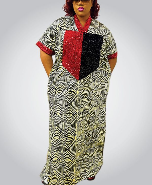 Women Bubu Gown |  Embroider