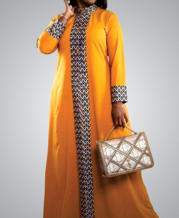 Women Caftan Dress |  Ankara Mix