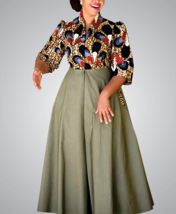 Women Ankara Gown |  Ankara Mix