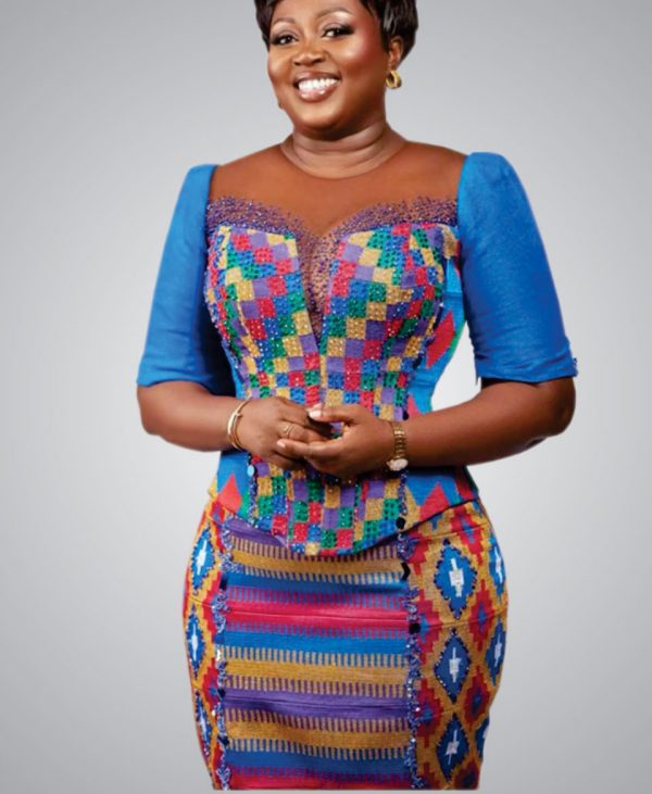 Women Ankara Gown |  Blue