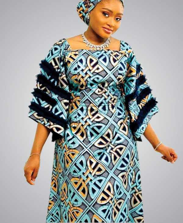 Women Ankara Fabric |  Turquoise